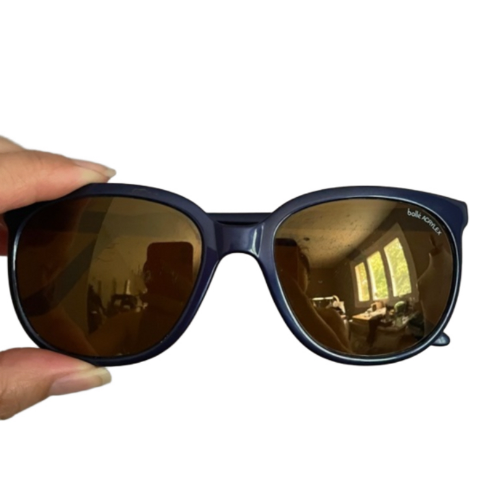 Vintage Bolle x LL Bean 396 Round Mirrored Lens Sunglasses - made in France 🇫🇷